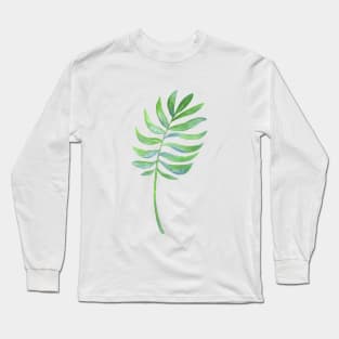 Tropical Palm Leaf 01 Long Sleeve T-Shirt